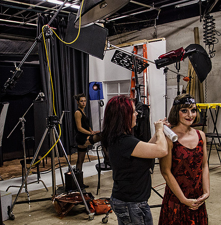Cabaret_Playhouse in the Park, Ladies on the Set with Jodi.