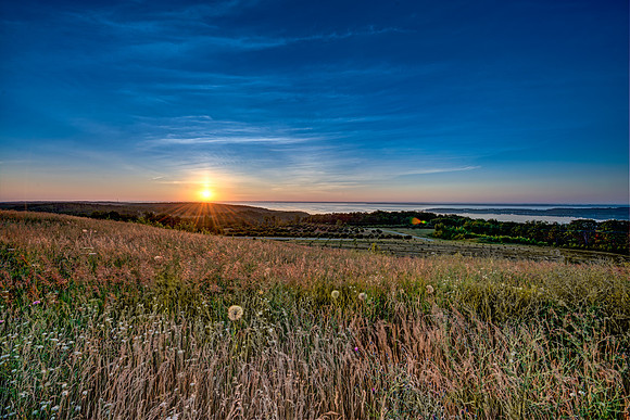 Sun Rises over Sutton's Bay Michigan