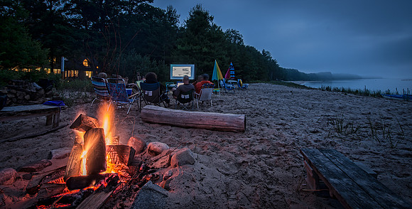 Movie Night on Lee's Point