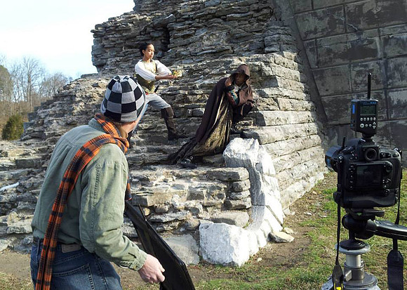 Tony Arrasmith photographs Joan Girl of Arc